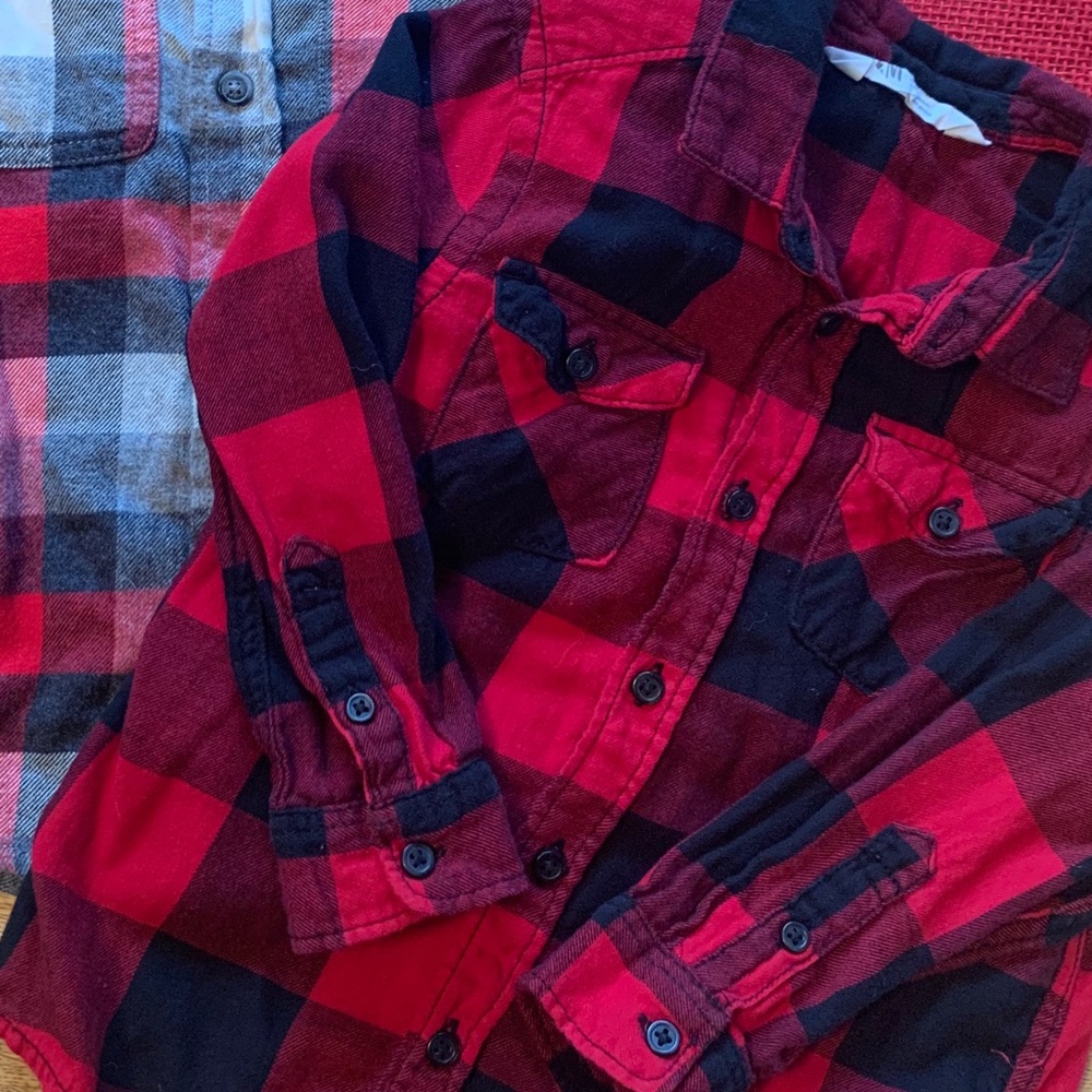 Boys flannel shirts